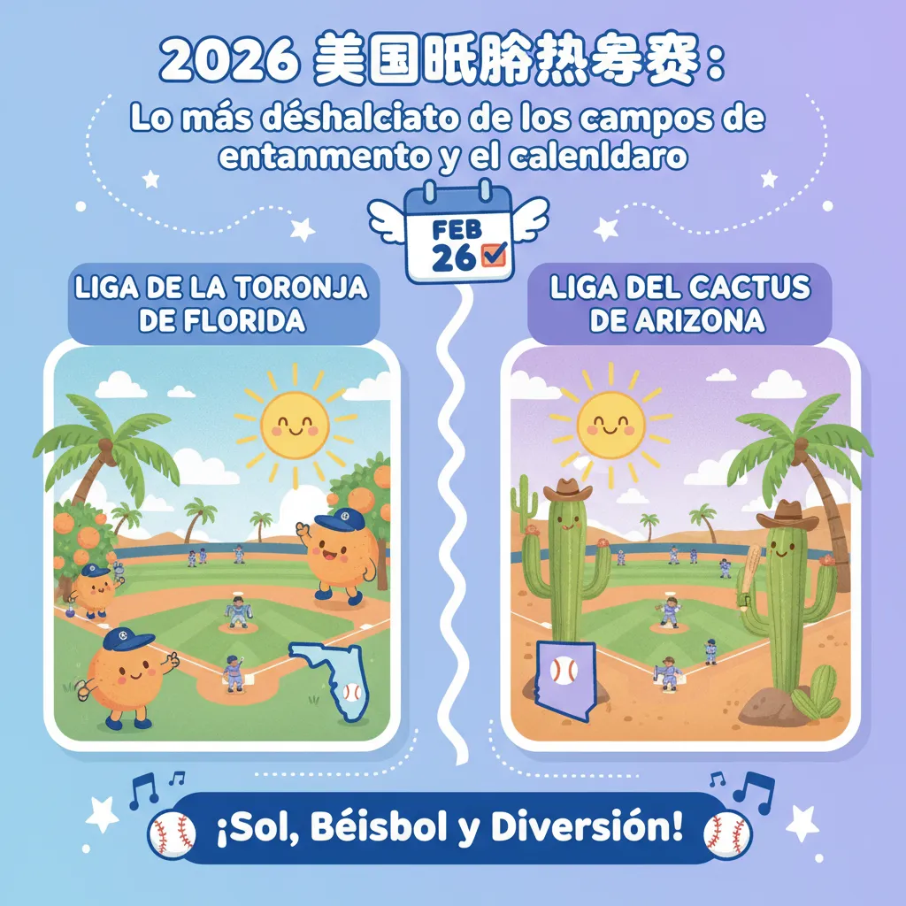 2026 美國職棒熱身賽: Lo más destacado de los campos de entrenamiento y el calendario