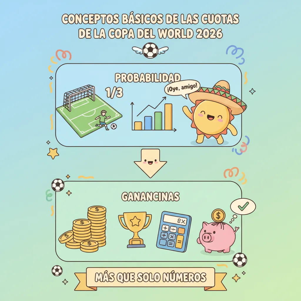 Conceptos básicos de las cuotas de la Copa del Mundo 2026