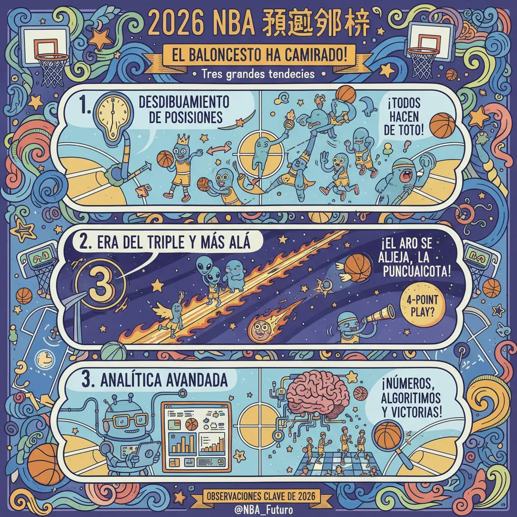 Tres grandes tendencias en el panorama de la liga en 2026: Observaciones clave de 2026 nba 預測分析