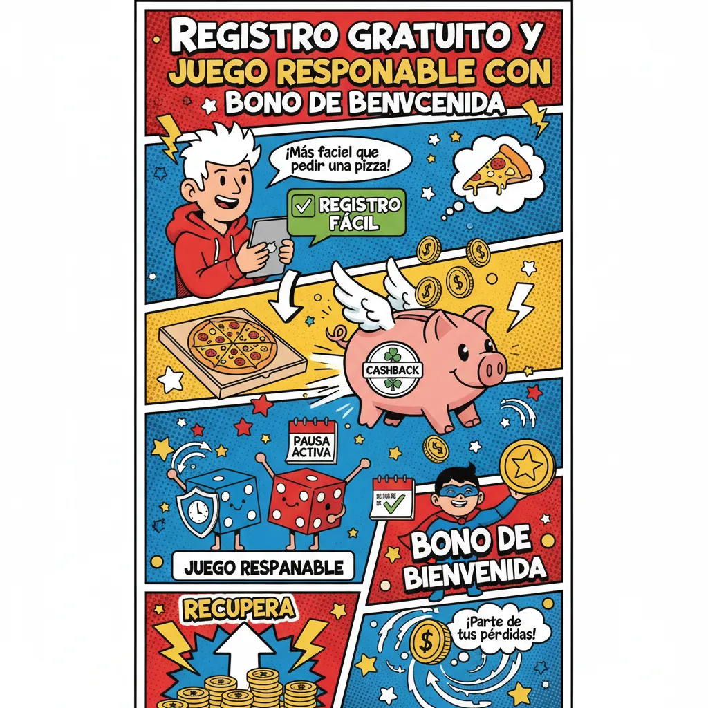Registro gratuito y juego responsable con bono de bienvenida